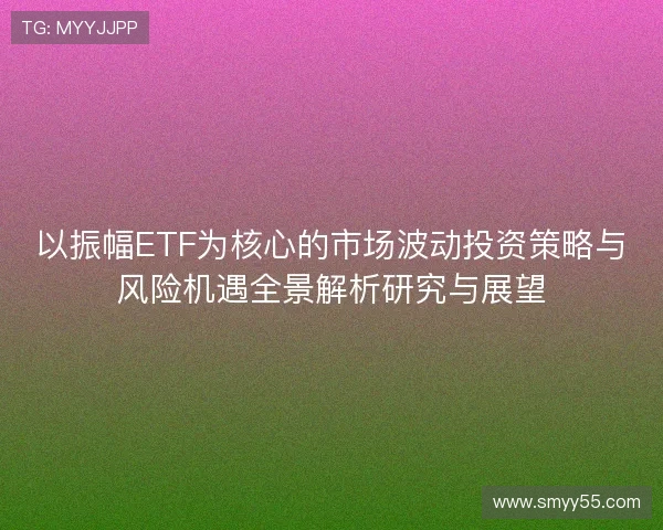 以振幅ETF为核心的市场波动投资策略与风险机遇全景解析研究与展望